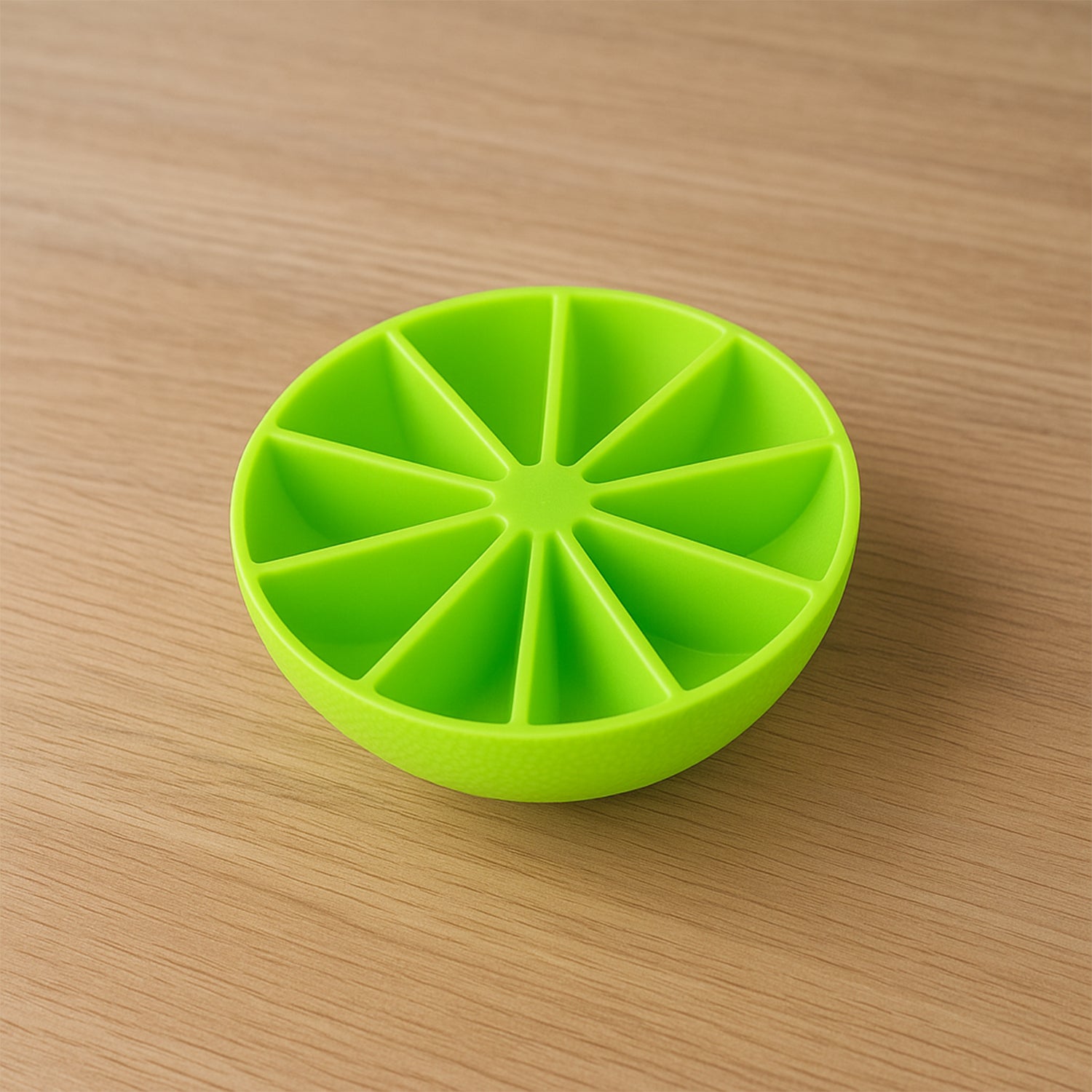 Lemon Shape Flexible Silicone Ice Cube Tray – 8-Slot Round Ice Mold (1 Pc) Lemon Shape Flexible Silicone Ice Cube Tray – 8-Slot Round Ice Mold (1 Pc)